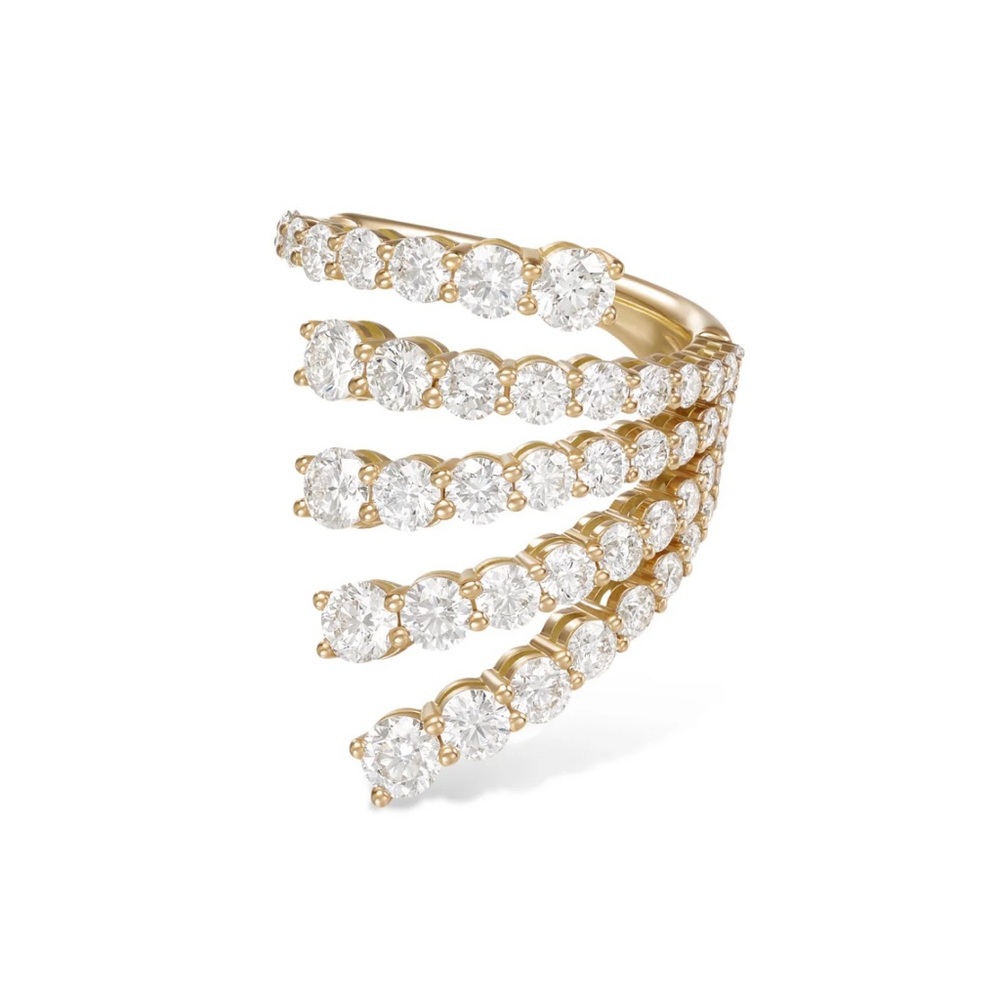 Melissa Kaye Look- alike Dylan Contemporary Wrap Ring- Custom Made